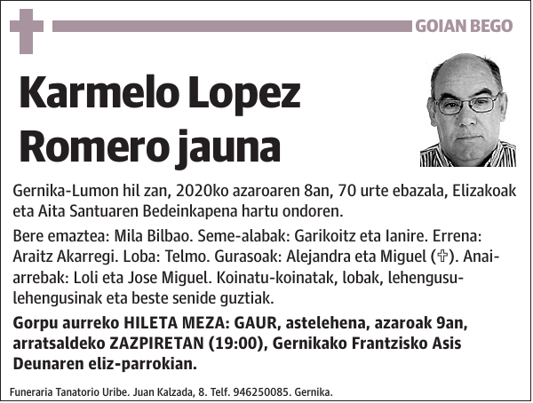 Karmelo Lopez Romero