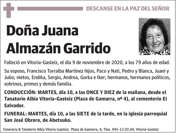 Juana Almazán Garrido