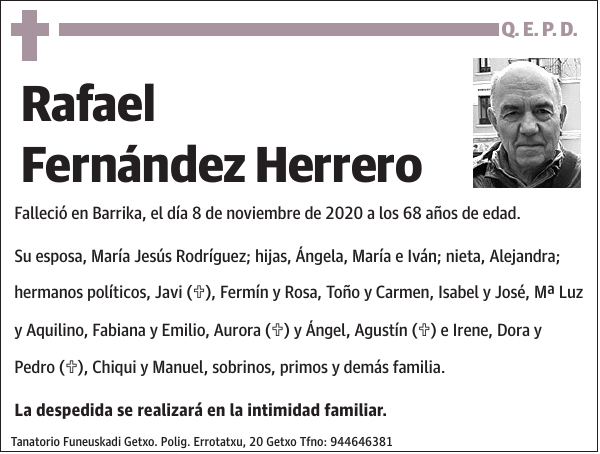 RAFAEL FERNÁNDEZ HERRERO