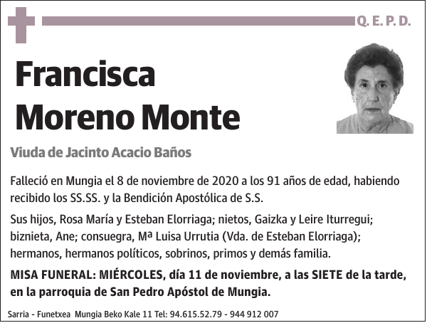 Francisca Moreno Monte