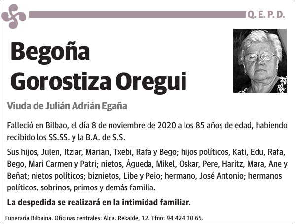 Begoña Gorostiza Oregui