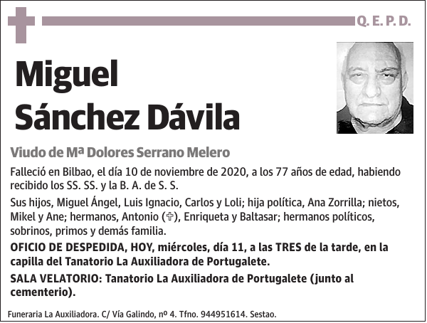 Miguel Sánchez Dávila