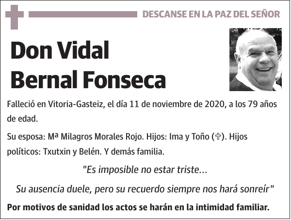 Vidal Bernal Fonseca