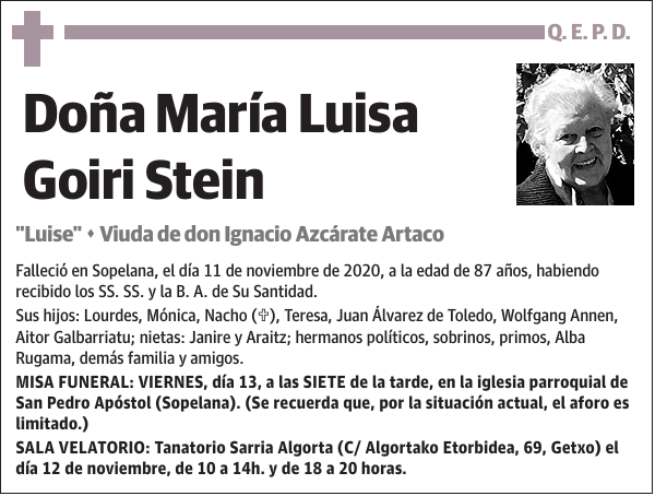 María Luisa Goiri Stein