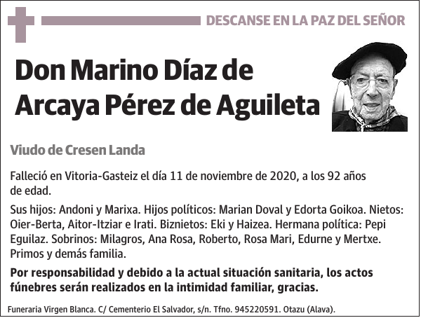 Marino Díaz de Arcaya Pérez de Aguileta