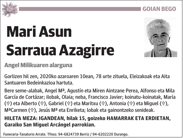 Mari Asun Sarraua Azagirre