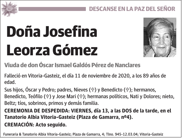 Josefina Leorza Gómez