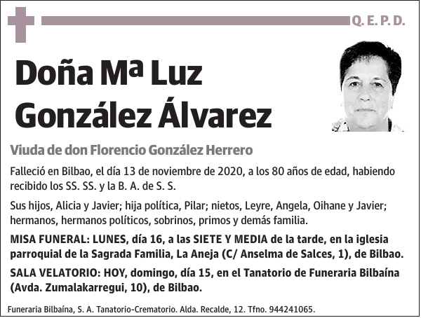 Mª Luz González Álvarez