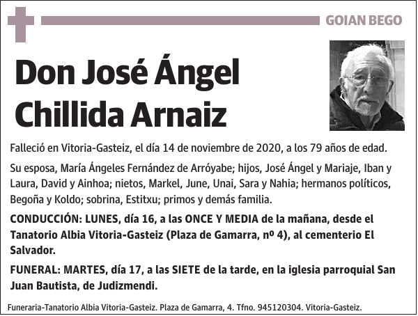 José Ángel Chillida Arnaiz