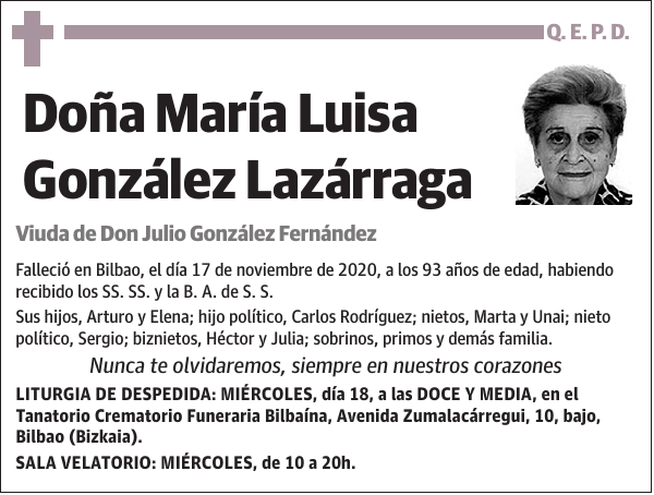 María Luisa González Lazárraga