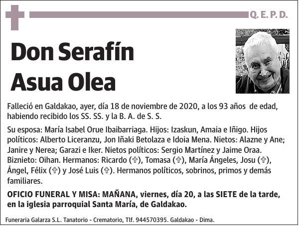 Serafín Asua Olea