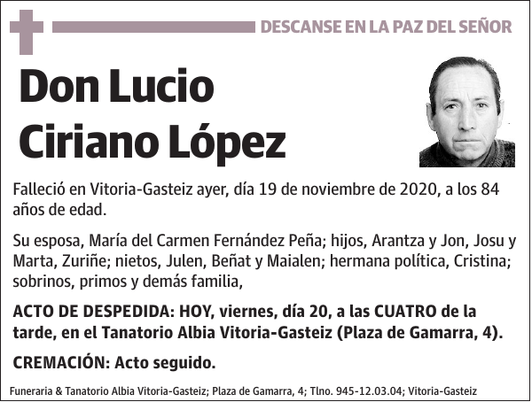 Lucio Ciriano López