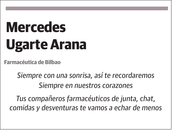 Mercedes Ugarte Arana