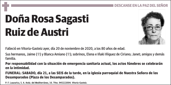 Rosa Sagasti Ruiz de Austri