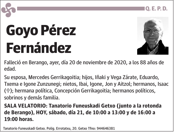 Goyo Pérez Fernández