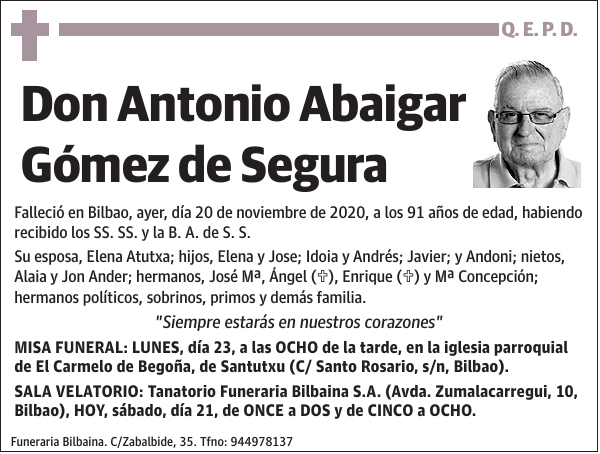 Antonio Abaigar Gómez de Segura