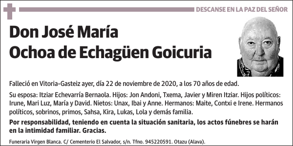 José María Ochoa de Echagüen Goicuria