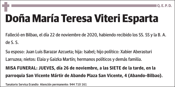 María Teresa Viteri Esparta