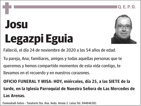 Josu Legazpi Eguia