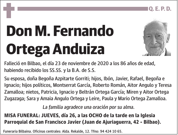 M. Fernando Ortega Anduiza