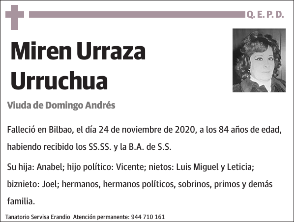 Miren Urraza Urruchua