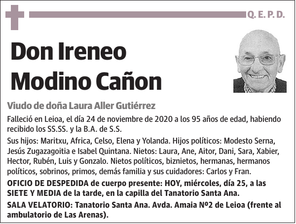 Ireneo Modino Cañon