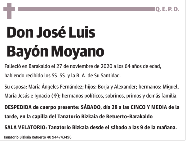 José Luis Bayón Moyano