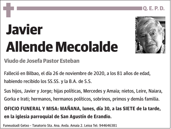 Javier Allende Mecolalde