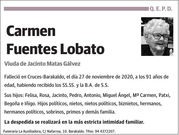 Carmen Fuentes Lobato