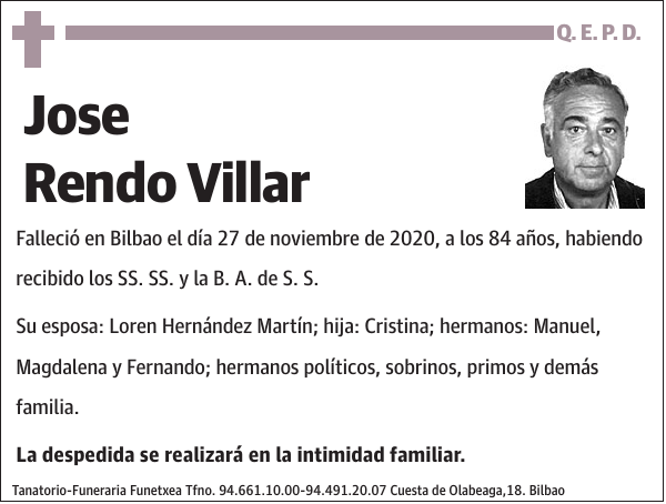 Jose Rendo Villar