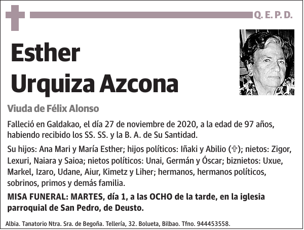 Esther Urquiza Azcona