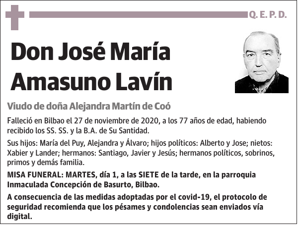 José María Amasuno Lavín