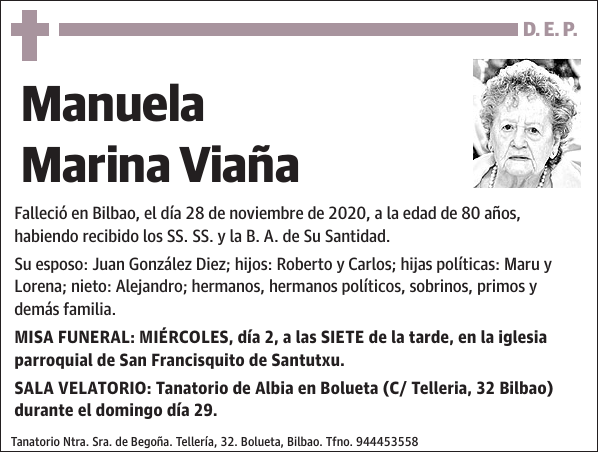 Manuela Marina Viaña