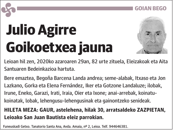 Julio Agirre Goikoetxea