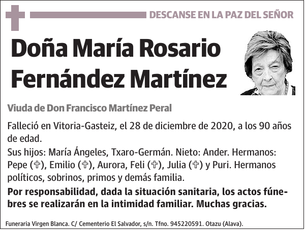 María Rosario Fernández Martínez