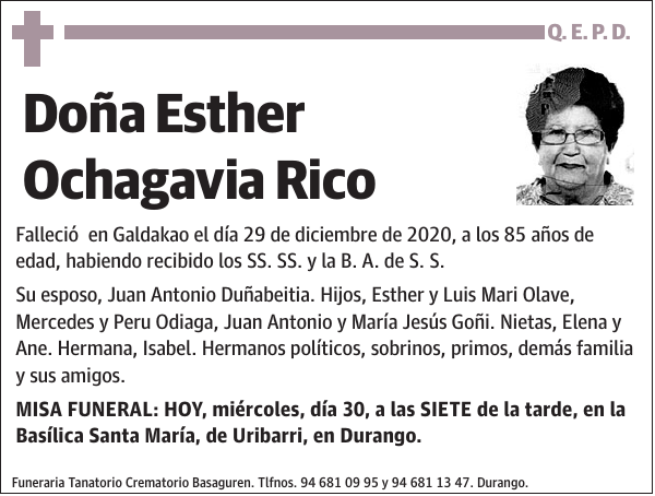 Esther Ochagavia Rico