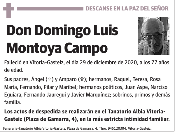 Domingo Luis Montoya Campo