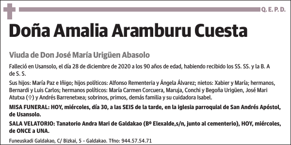 Amalia Aramburu Cuesta