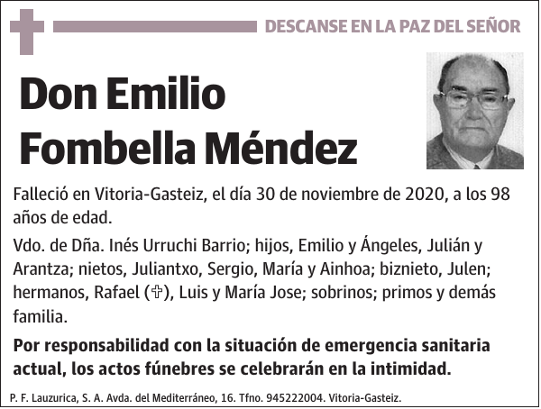 Emilio Fombella Méndez