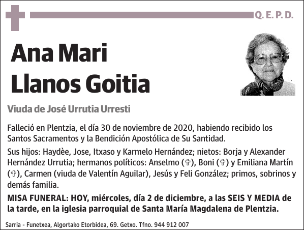 Ana Mari Llanos Goitia