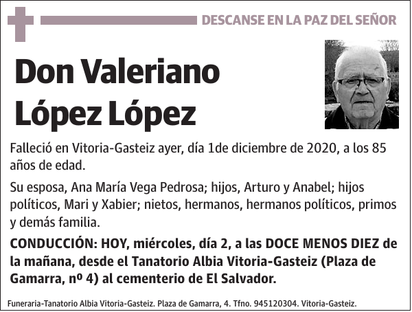 Valeriano López López