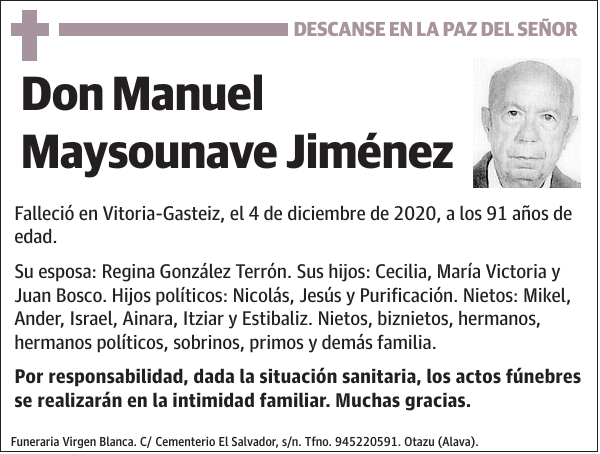 Manuel Maysounave Jiménez