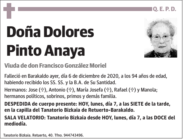 Dolores Pinto Anaya