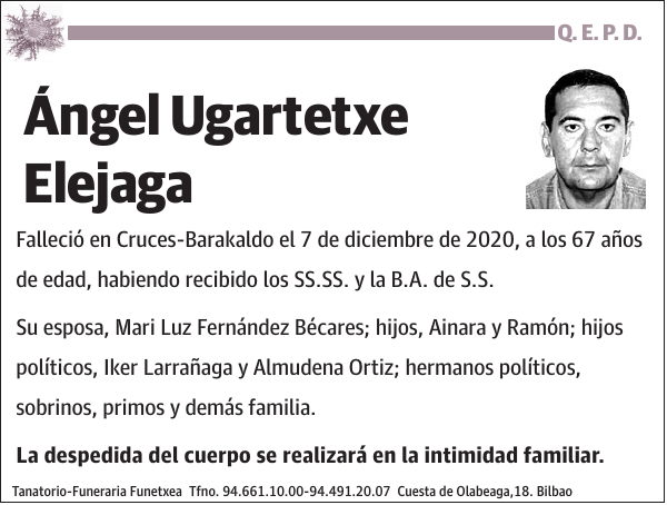 Ángel Ugartetxe Elejaga