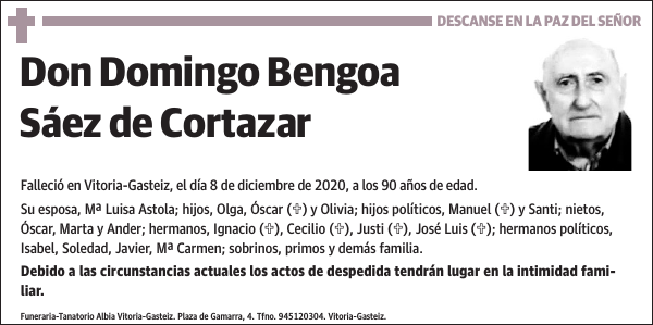 Domingo Bengoa Sáez de Cortazar