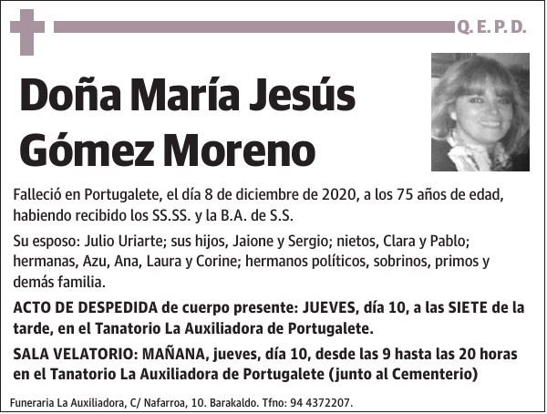 María Jesús Gómez Moreno