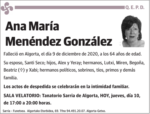 Ana María Menéndez González