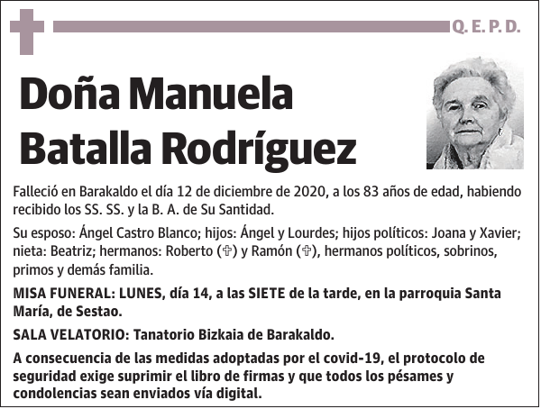 Manuela Batalla Rodríguez