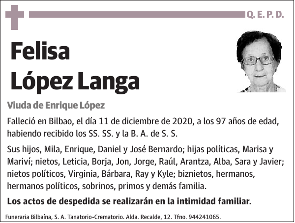 Felisa López Langa