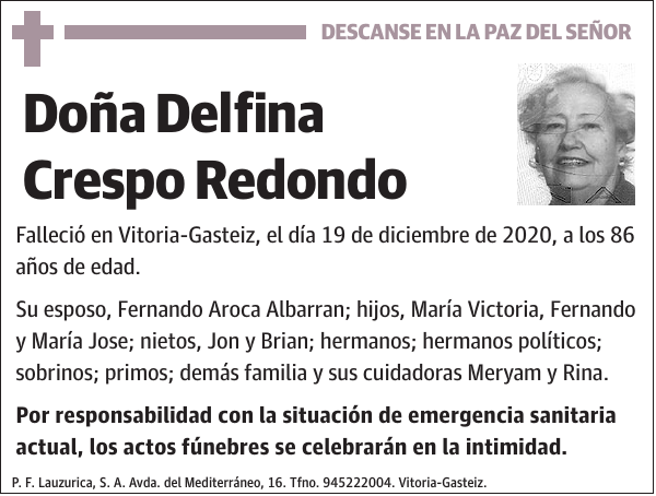 Delfina Crespo Redondo